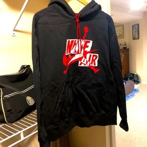 Nike hoodie black logo